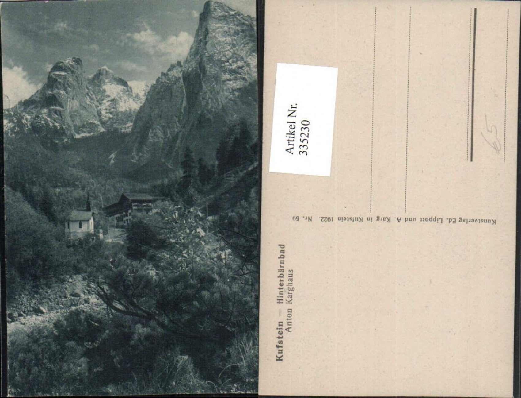 Alte Ansichtskarte – Old Postcard