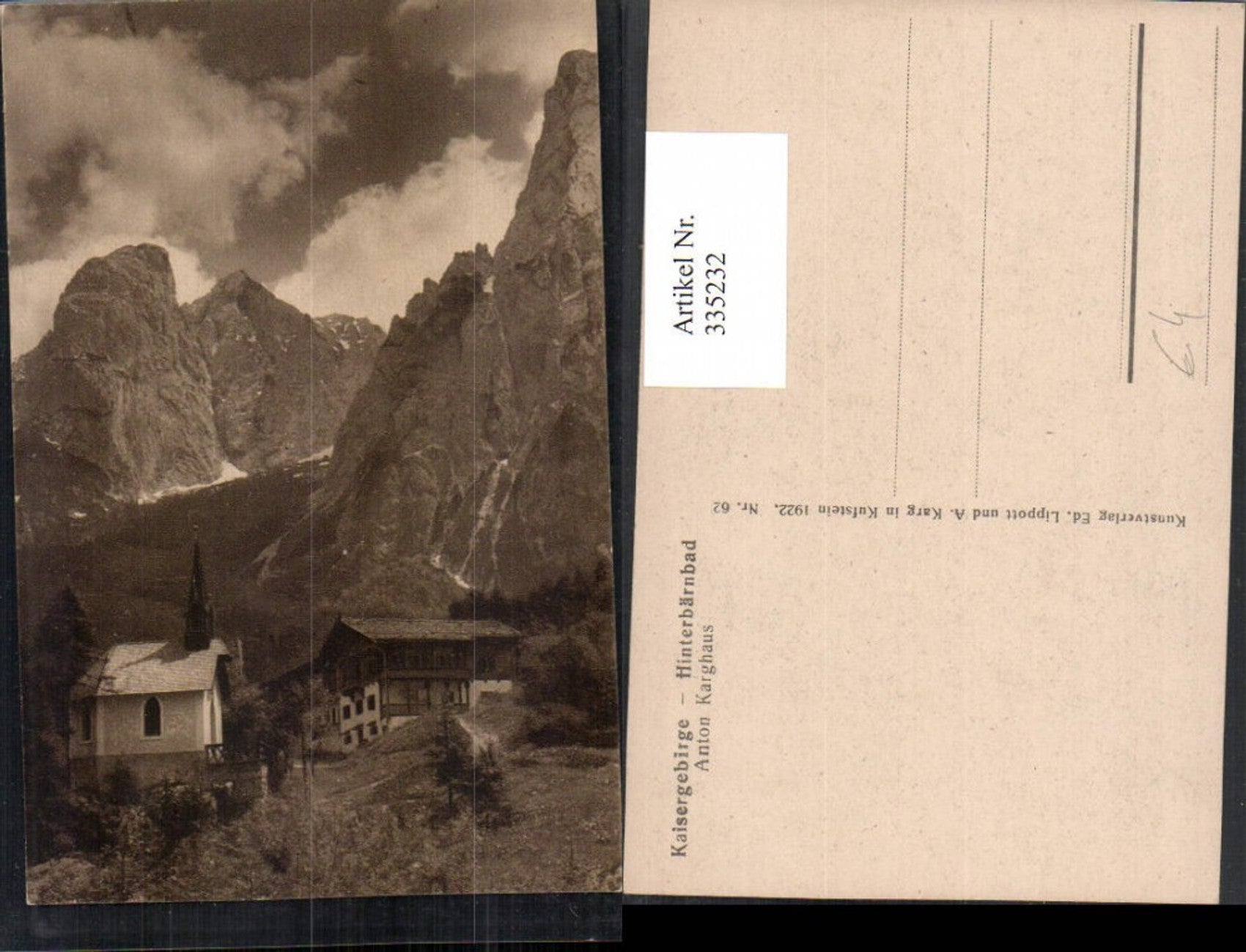 Alte Ansichtskarte – Old Postcard