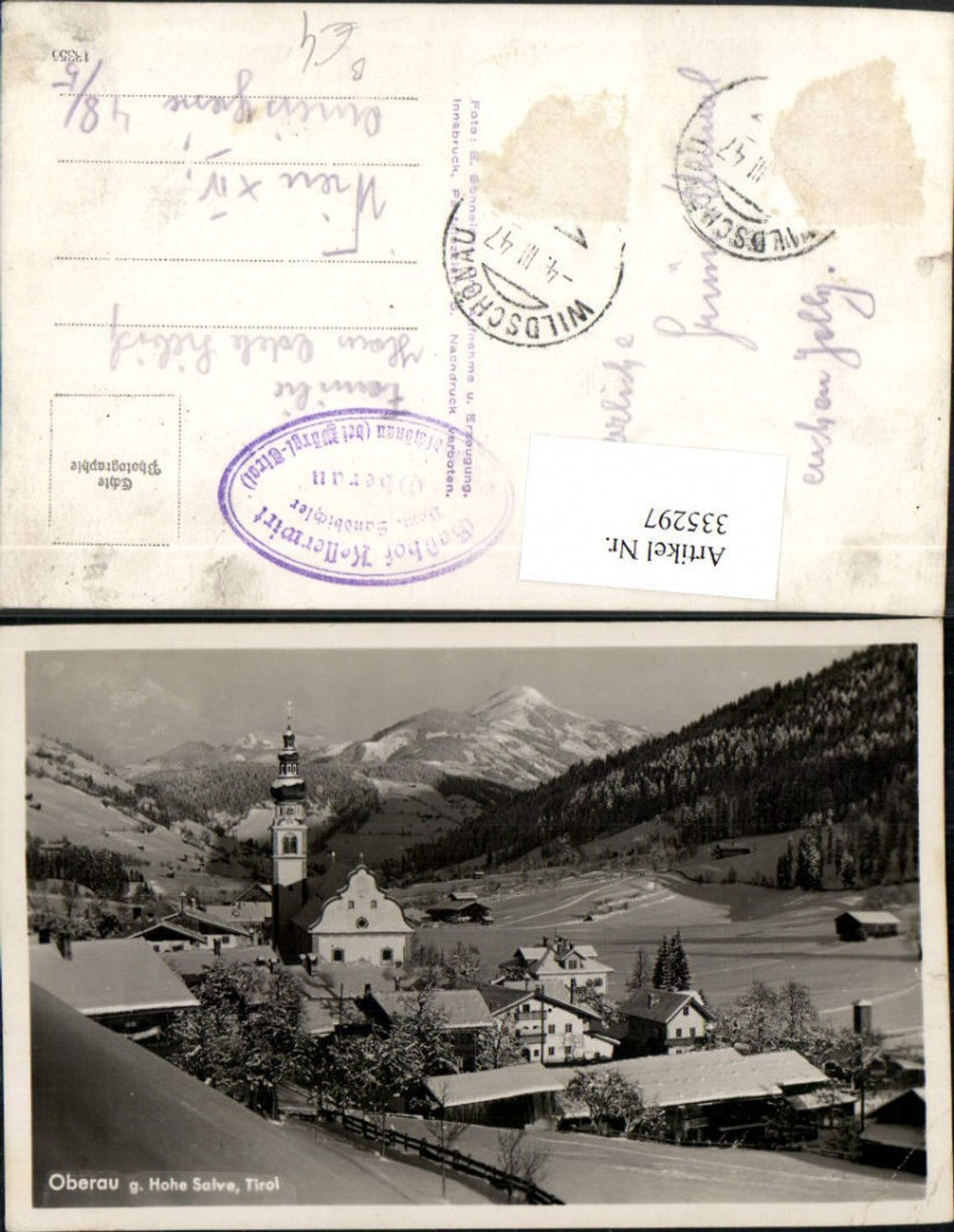 Alte Ansichtskarte – Old Postcard