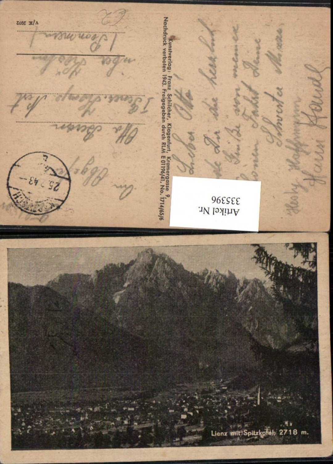 Alte Ansichtskarte – Old Postcard