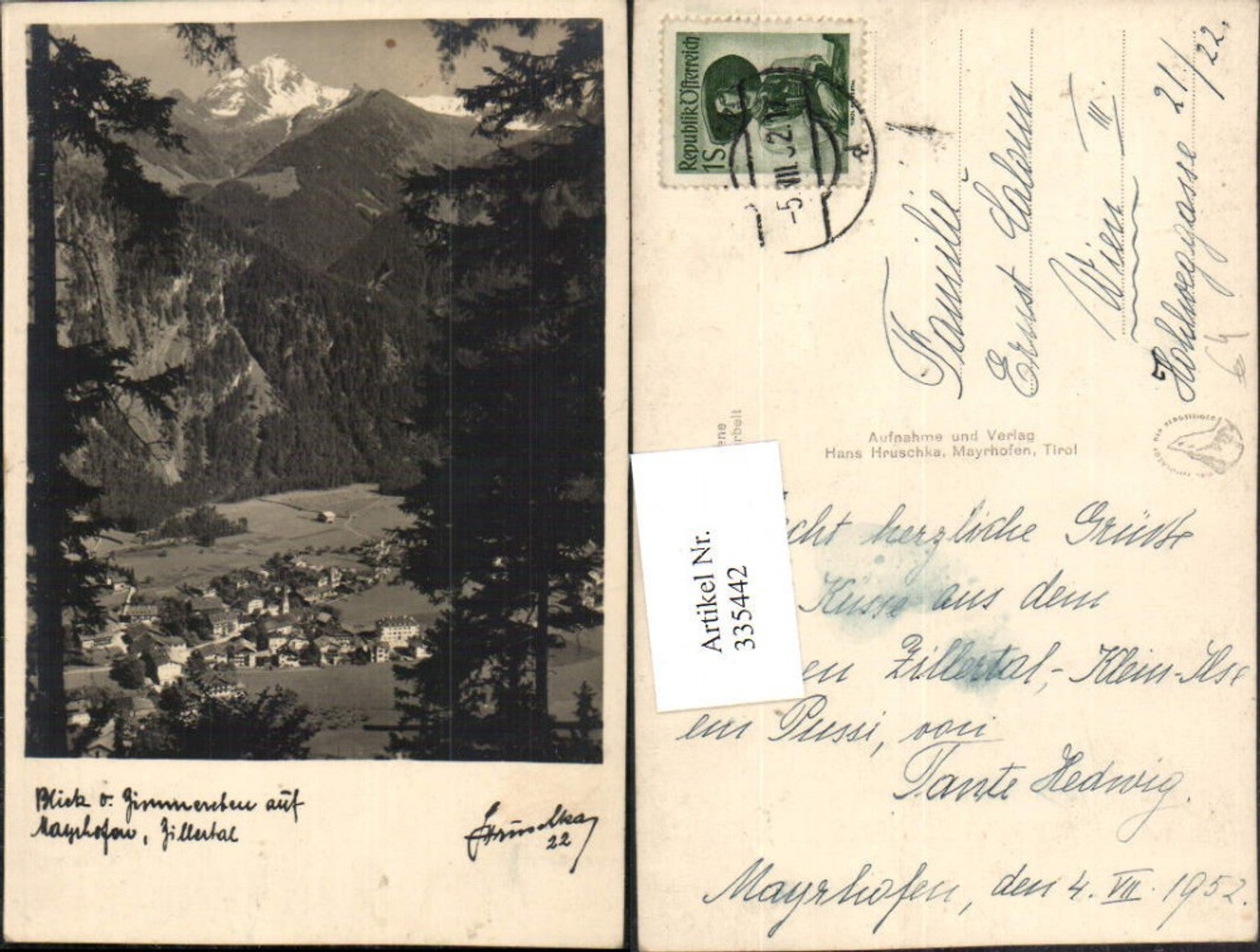 Alte Ansichtskarte – Old Postcard
