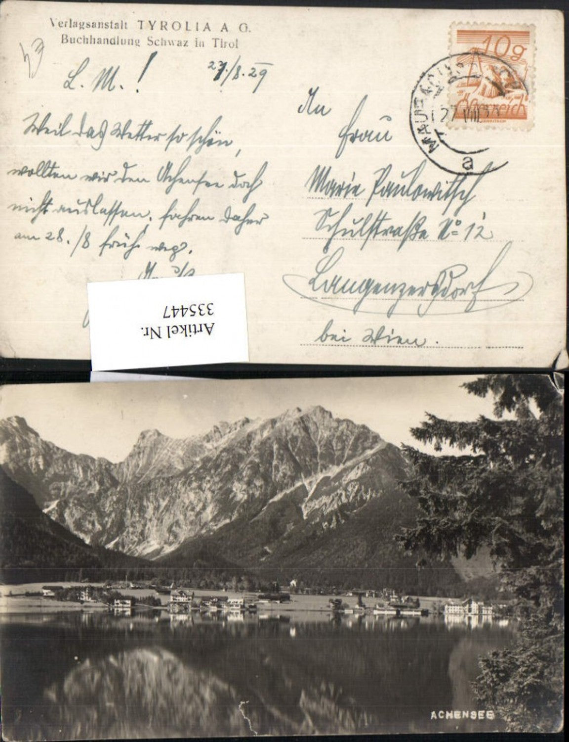 Alte Ansichtskarte – Old Postcard