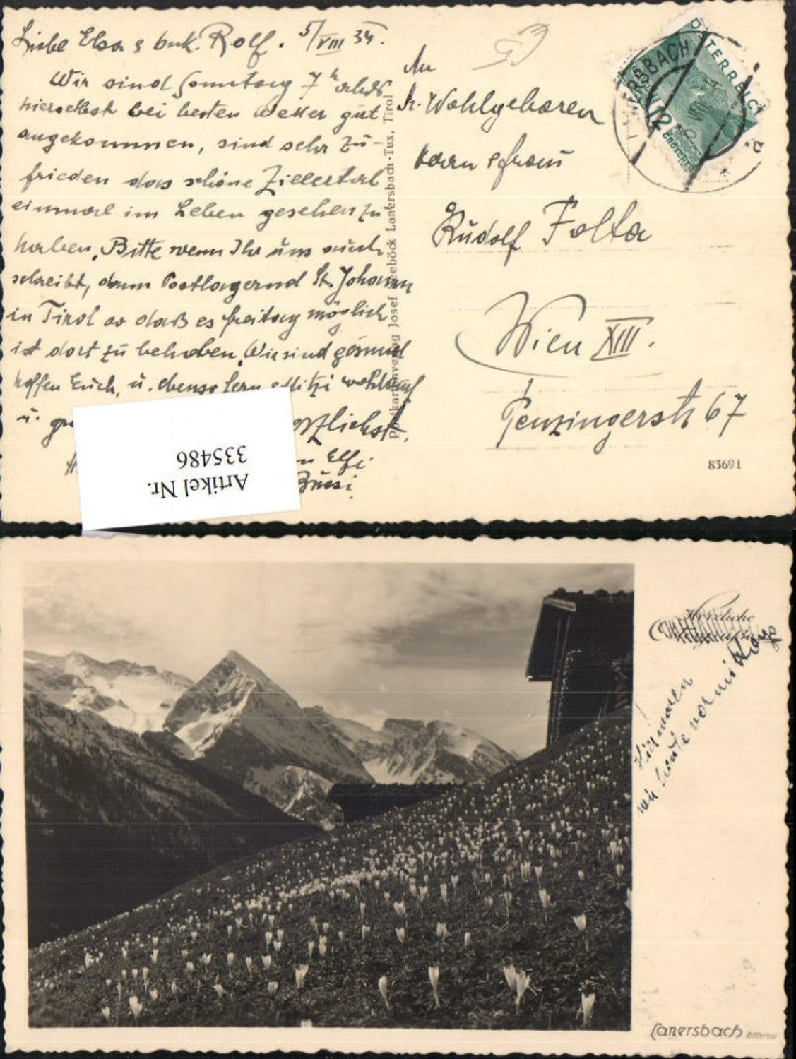 Alte Ansichtskarte – Old Postcard