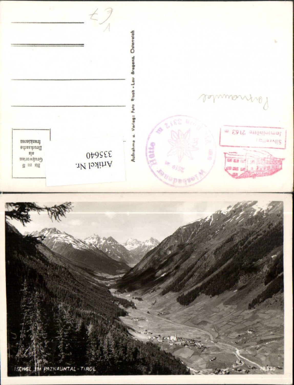 Alte Ansichtskarte – Old Postcard