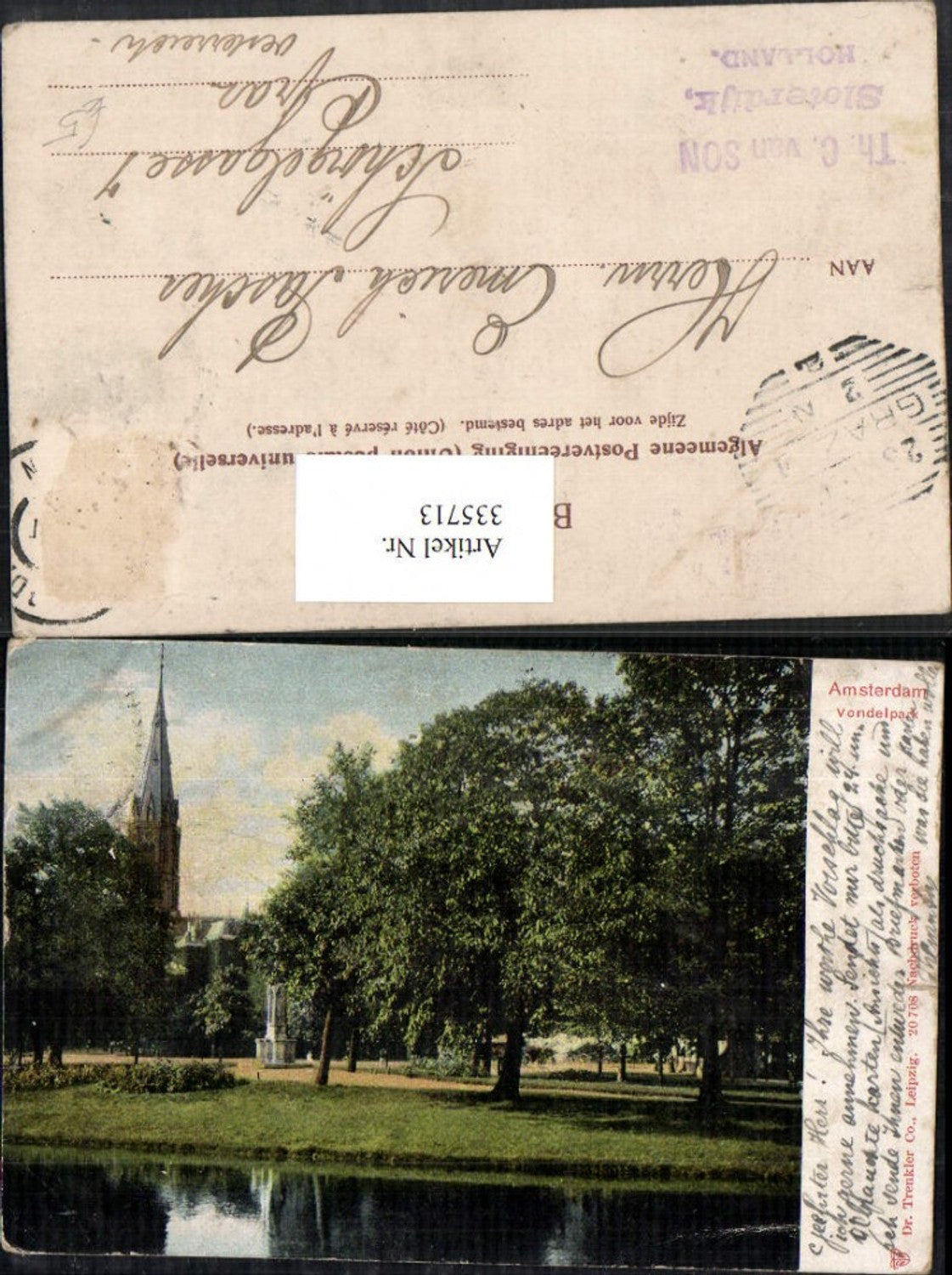 Alte Ansichtskarte – Old Postcard