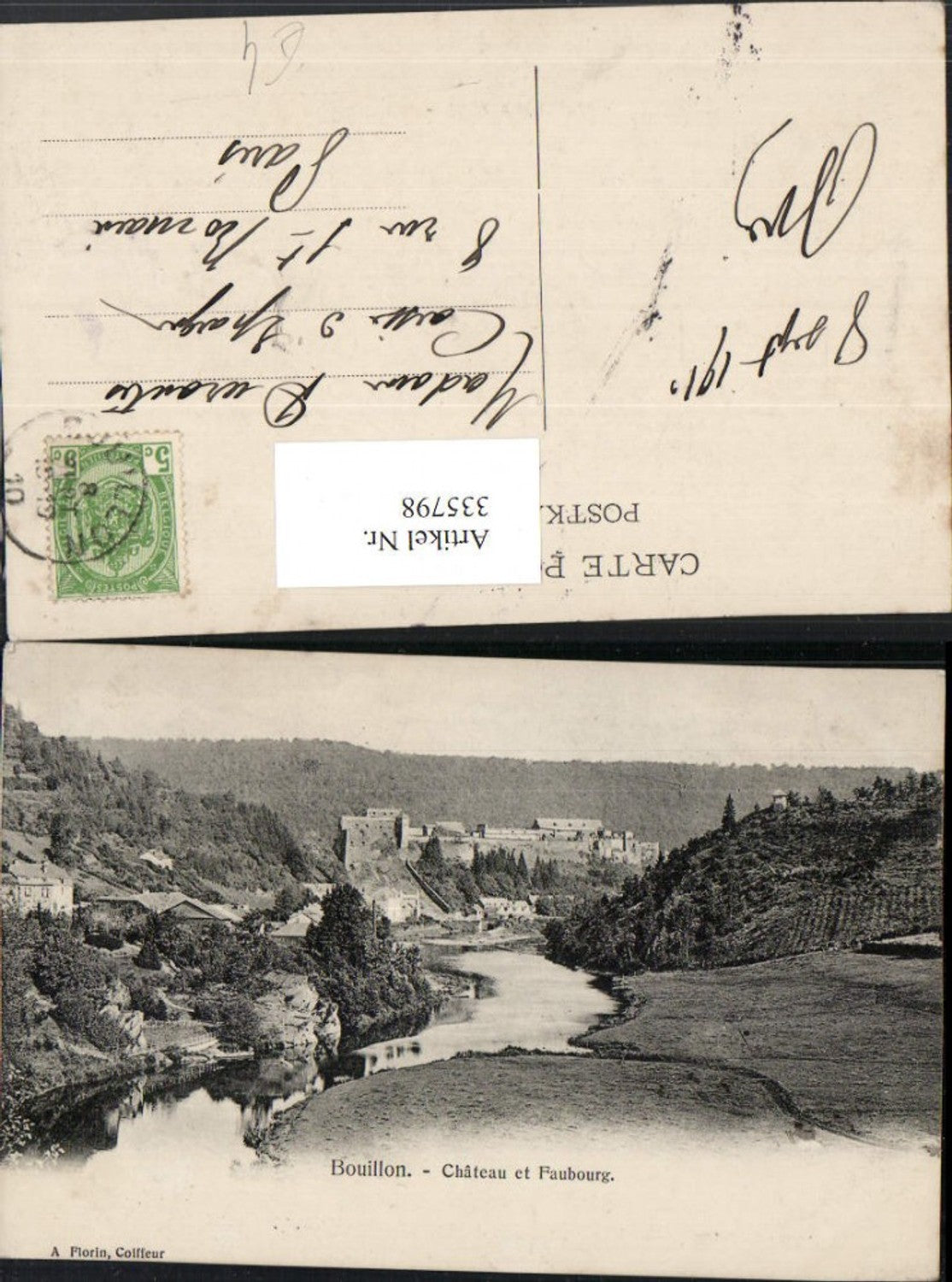 335798,Bouillon Chateau et Faubourg Castle