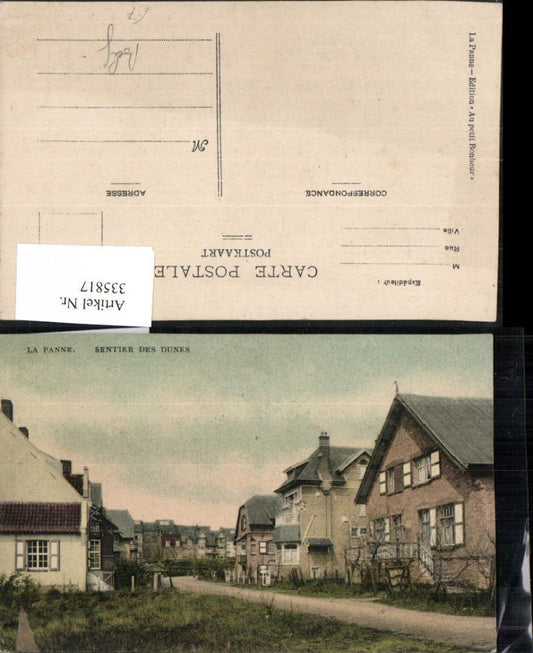 335817,La Panne Sentier des Dunes houses