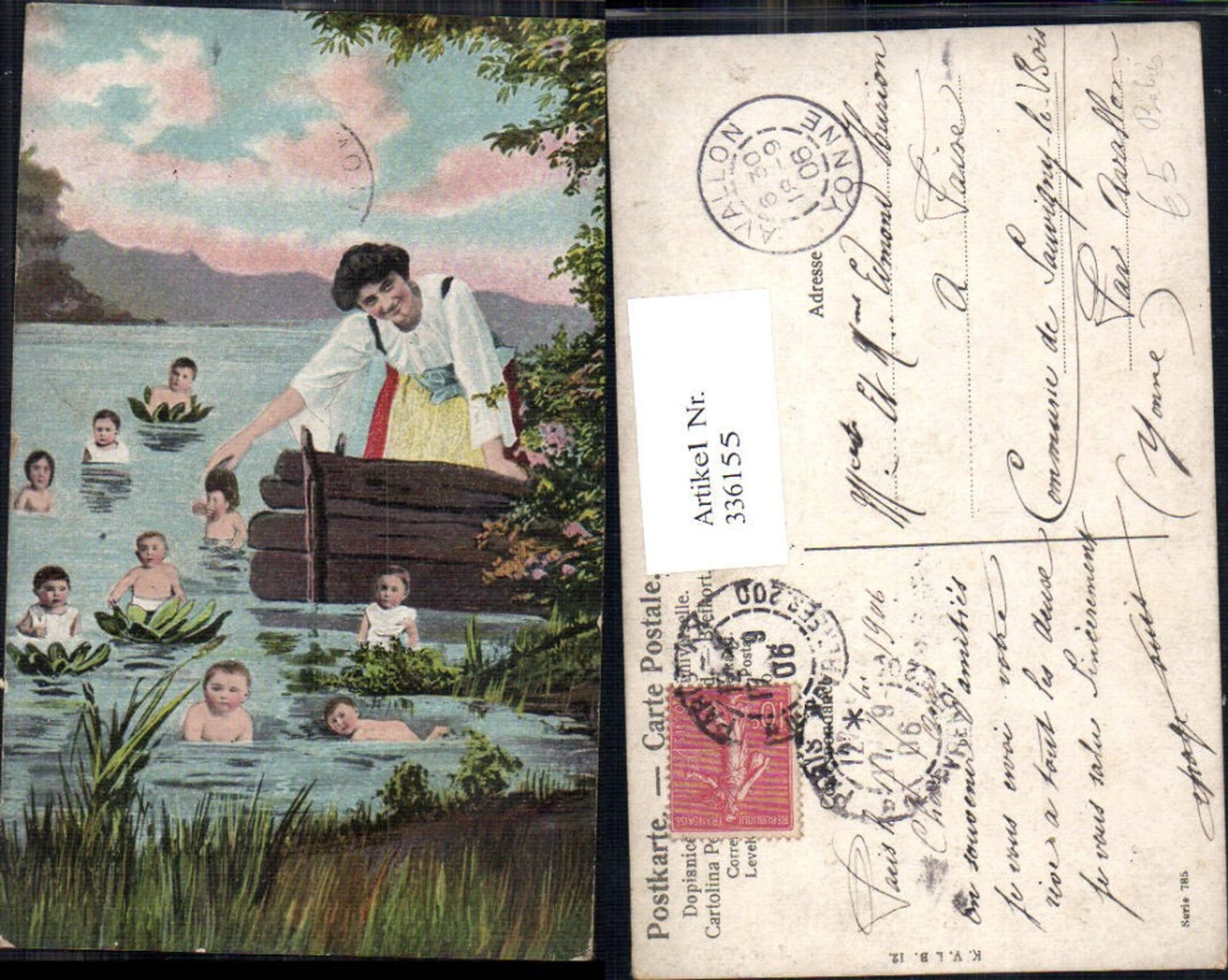 336155,Frau mit Kind Kinder Babies See Landschaft