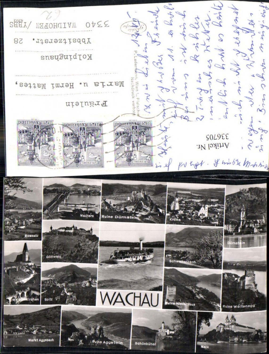 Alte Ansichtskarte – Old Postcard