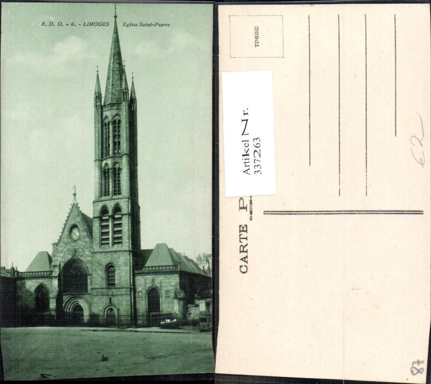 337263,Limousin Haute-Vienne Limoges Eglise Saint Pierre Kirche