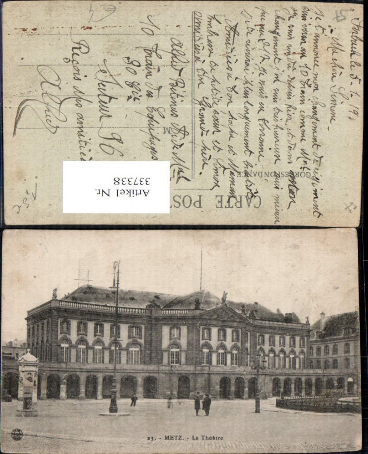 337338,Lothringen Moselle Metz Le Theatre Theater