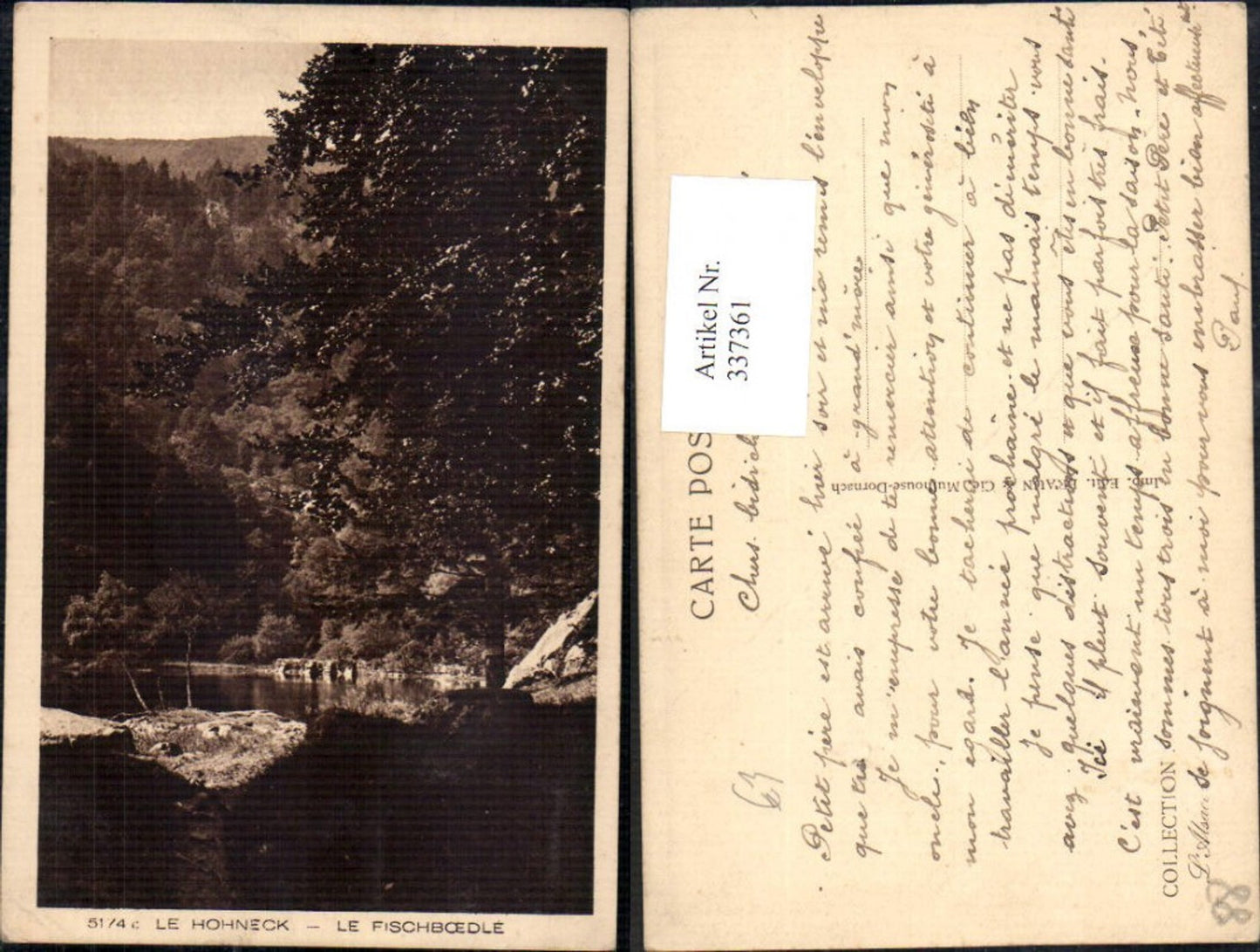 337361,Lothringen Vosges Le Hohneck Le Fischboedle Gewässer
