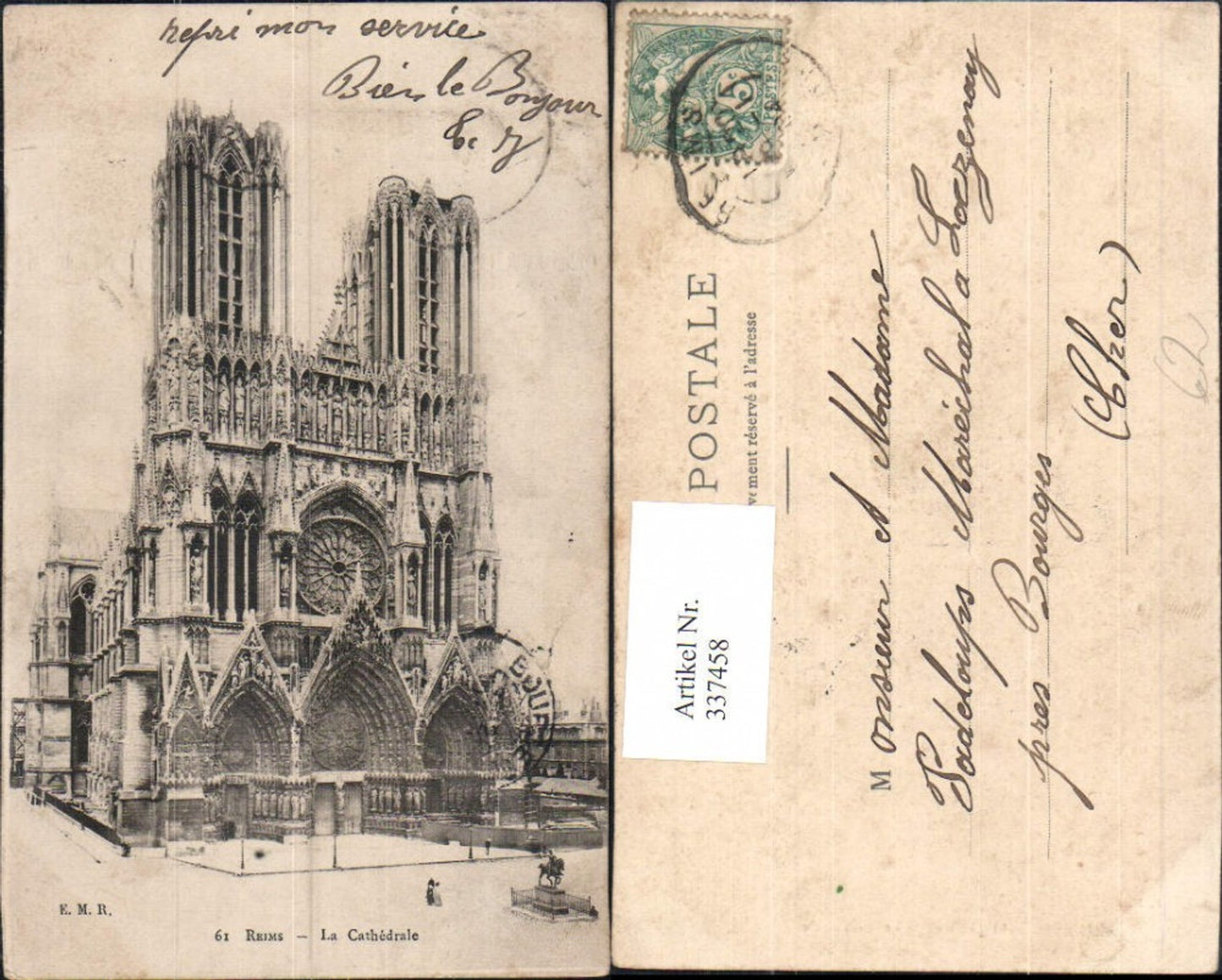 337458,Kirche Reims La Cathedrale Kathedrale