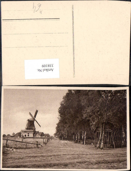 338109,Windmühle Allee Landschaft