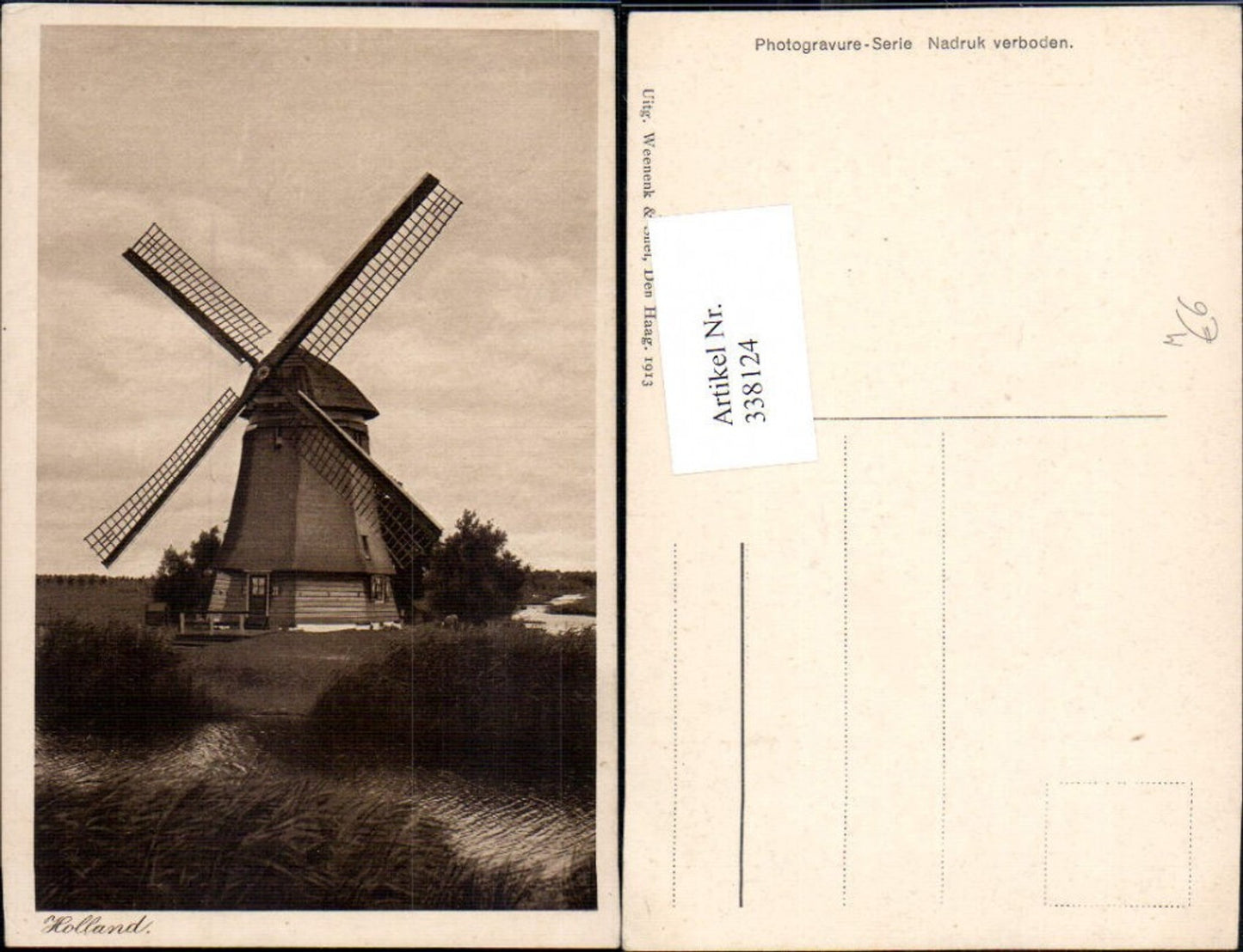 338124,Windmühle Landschaft Holland