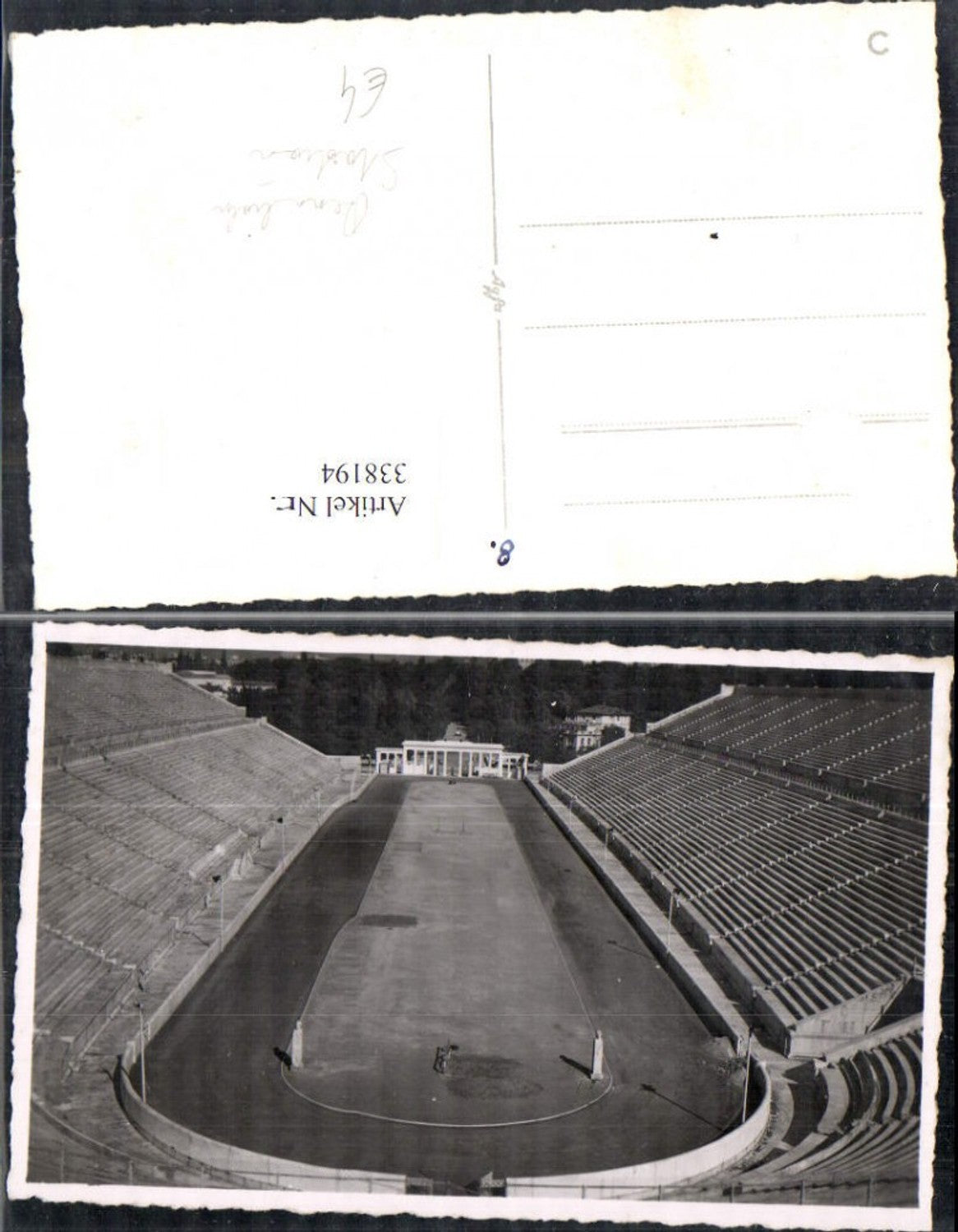 338194,Foto Ak Stadien Stadion Rennbahn