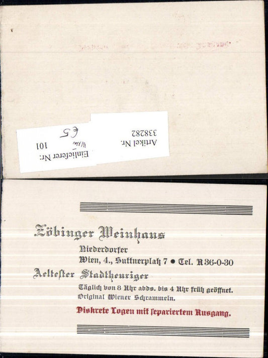 Alte Ansichtskarte – Old Postcard