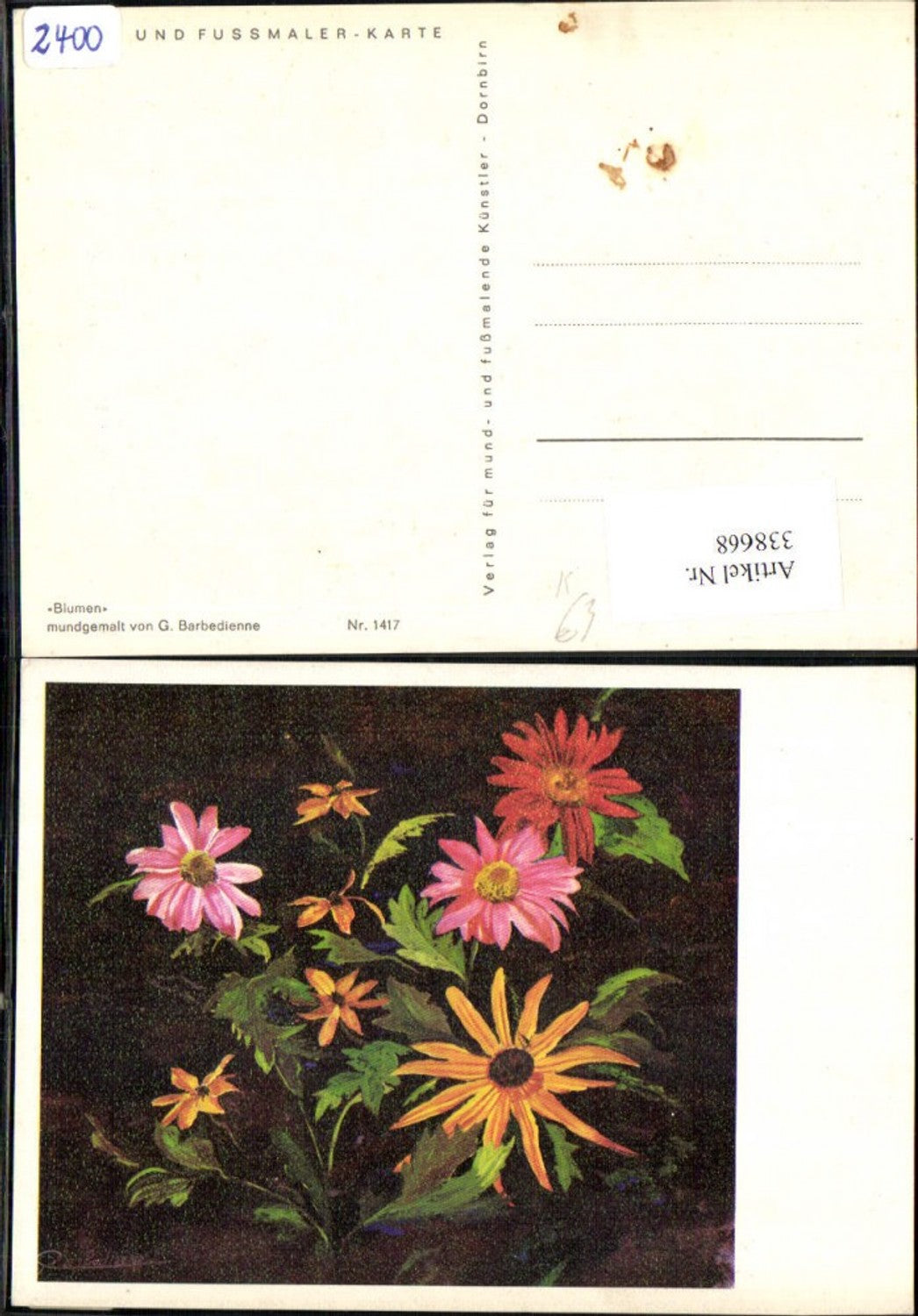 Alte Ansichtskarte – Old Postcard