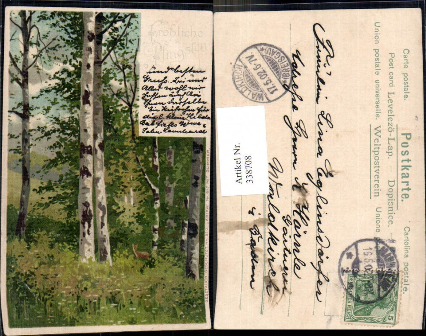 Alte Ansichtskarte – Old Postcard