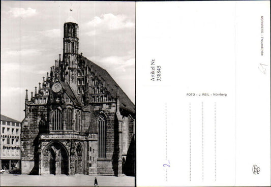 338845,Foto Ak Kirche Nürnberg Frauenkirche