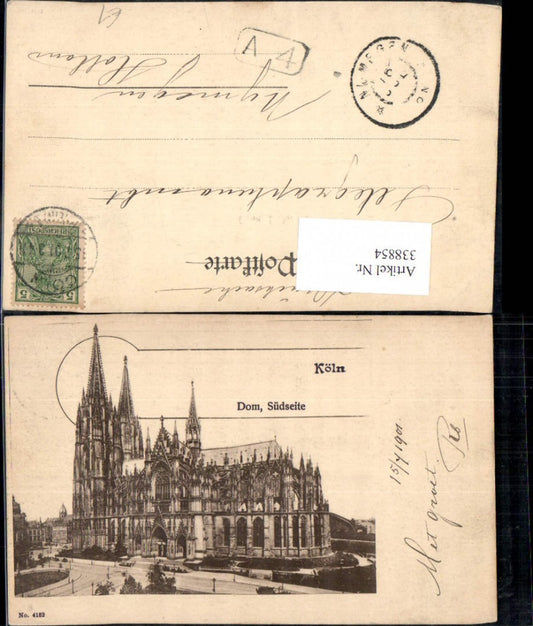 338854,Kirche Köln Dom Südseite