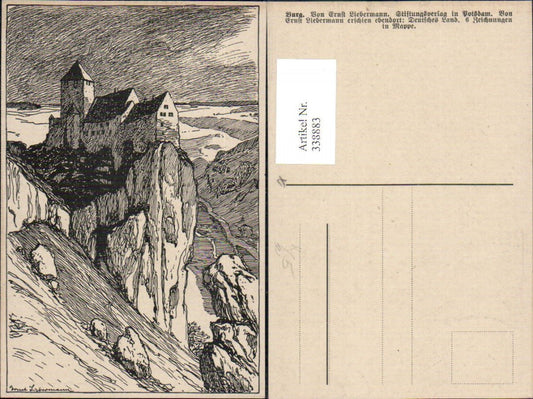 338883,Künstler Ak Ernst Liebermann Burg