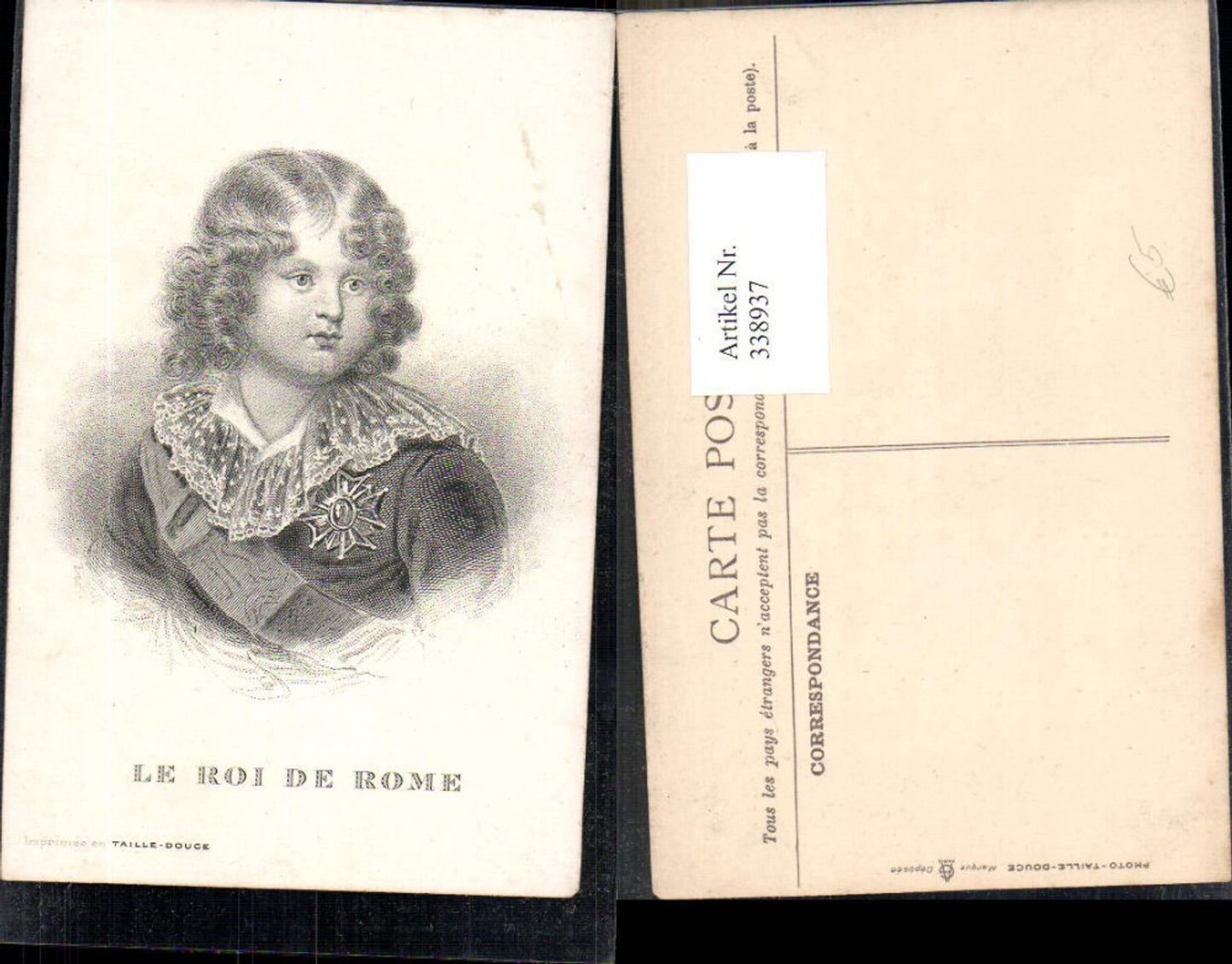 338937,Künstler Ak Le Roi de Rome Bub Junge Uniform Napoleon II als Kind Adel Monarchie