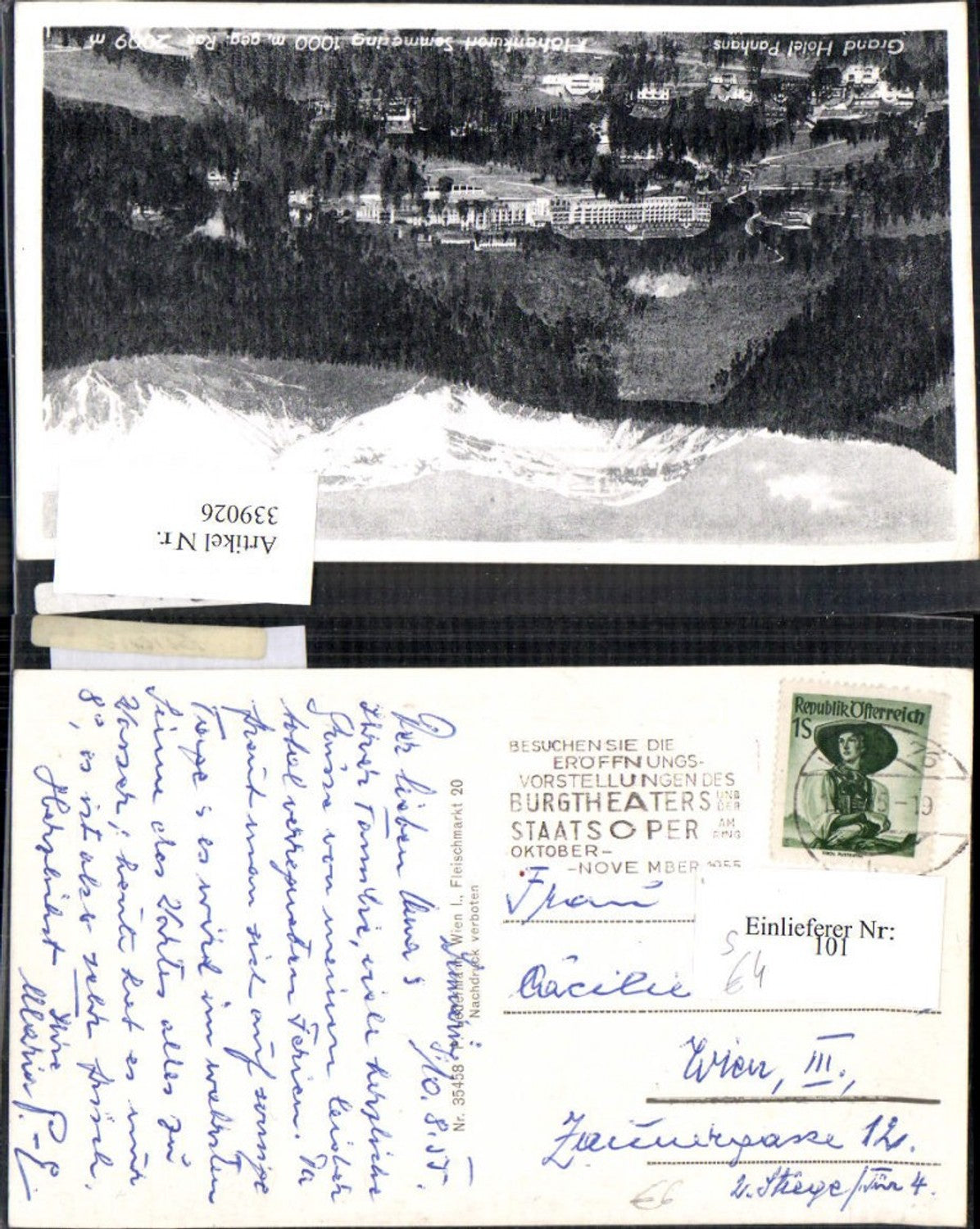 Alte Ansichtskarte – Old Postcard