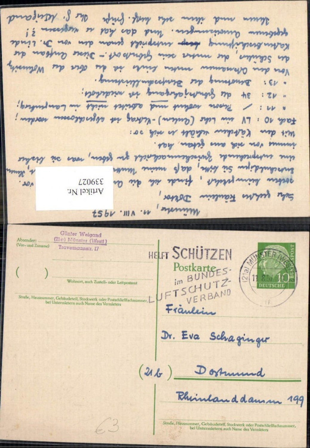 Alte Ansichtskarte – Old Postcard