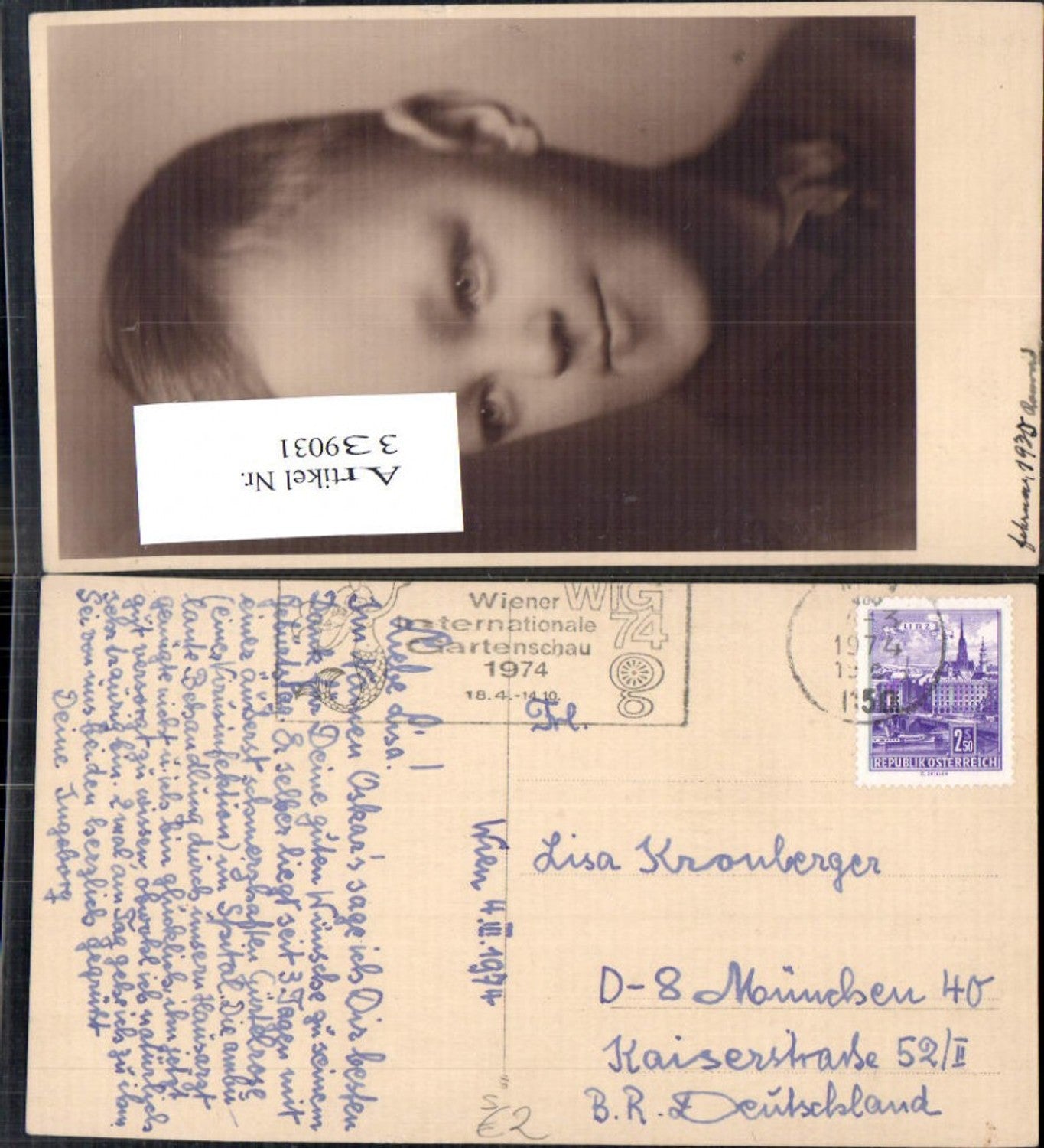 Alte Ansichtskarte – Old Postcard