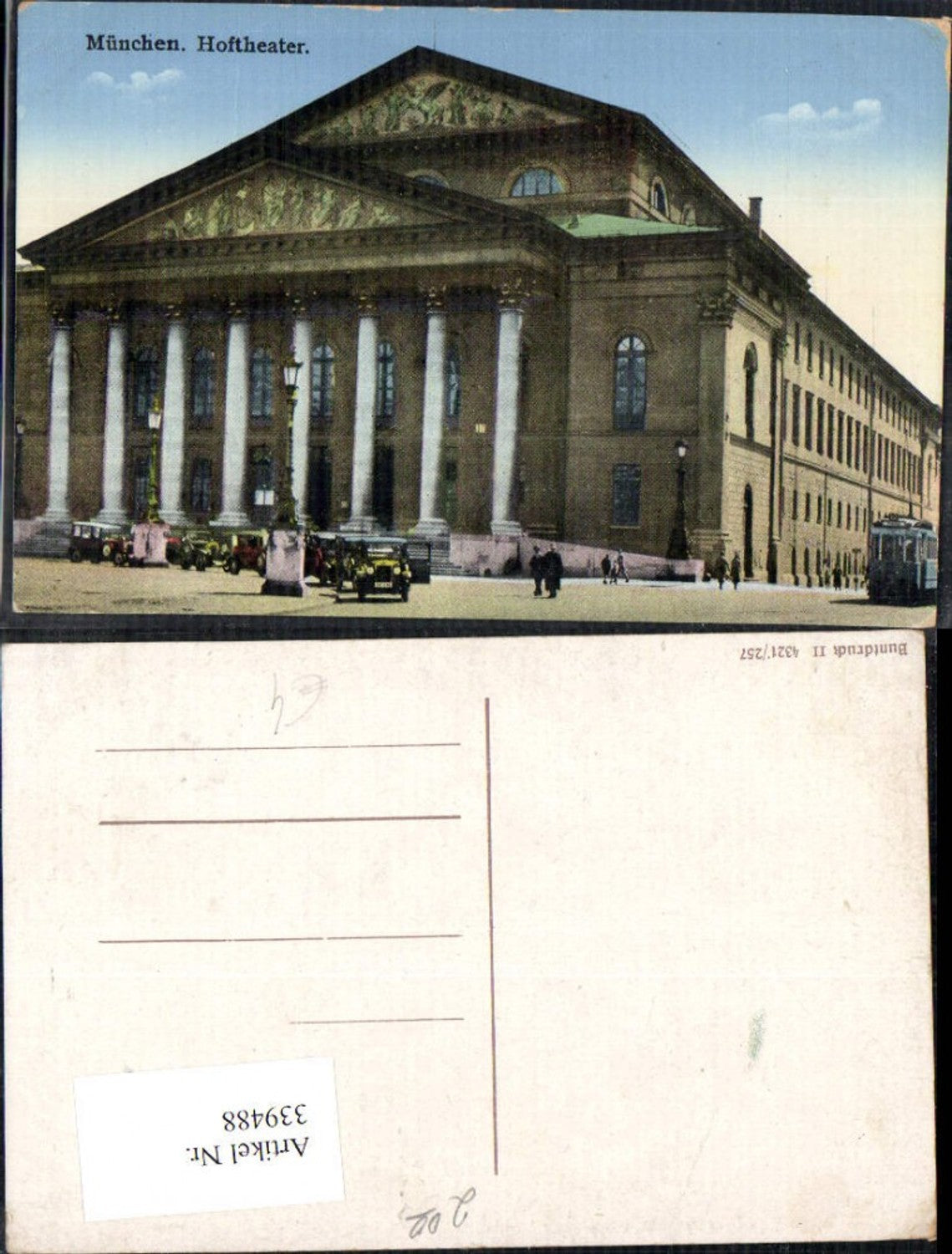 339488,München Hoftheater Theater