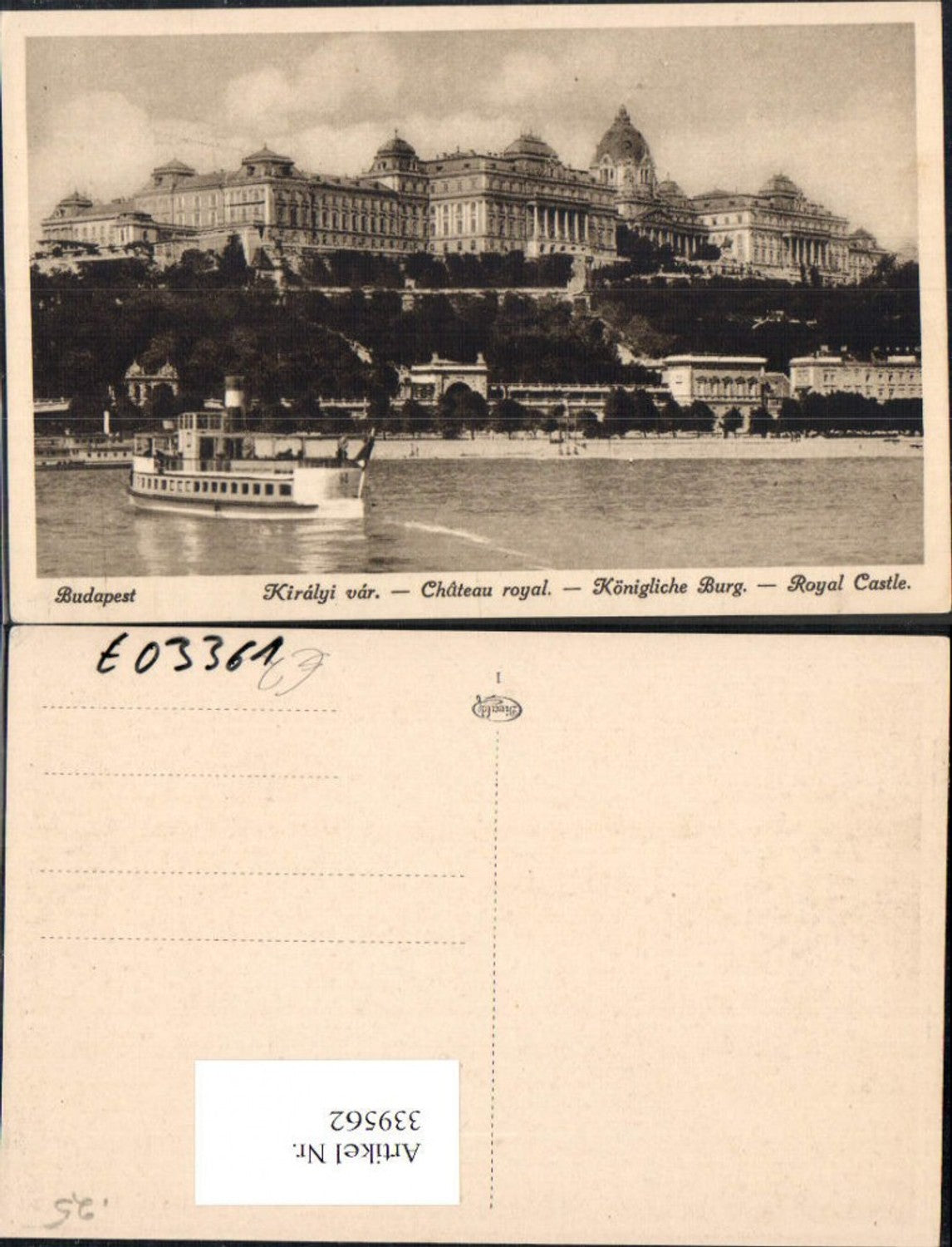 Alte Ansichtskarte – Old Postcard