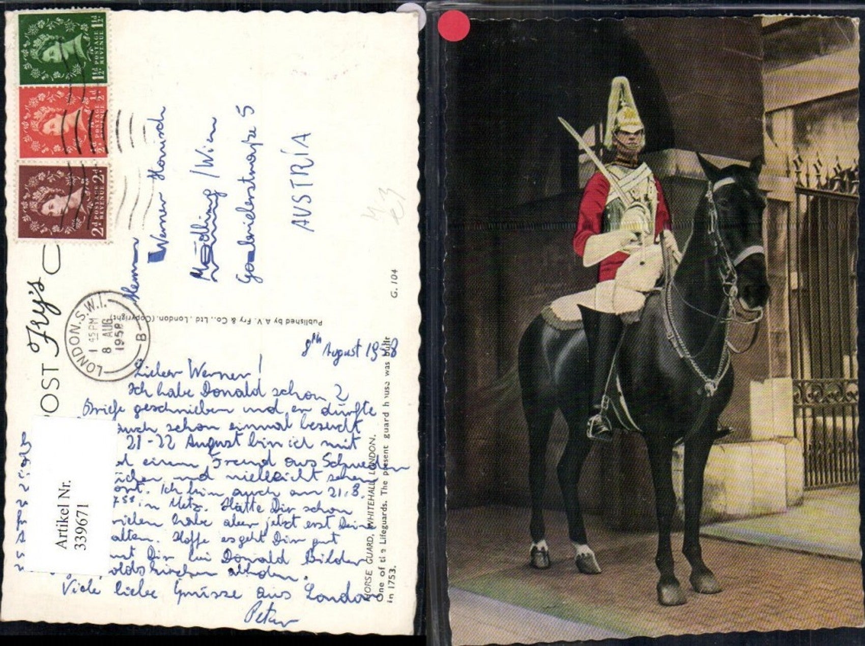 Alte Ansichtskarte – Old Postcard