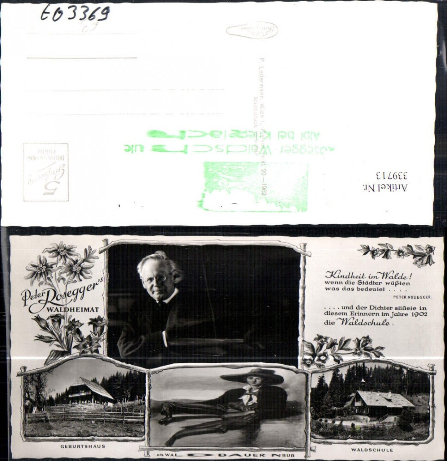 339713,Peter Rosegger Waldheimat Geburtshaus Waldschule Kunst Wissenschaft