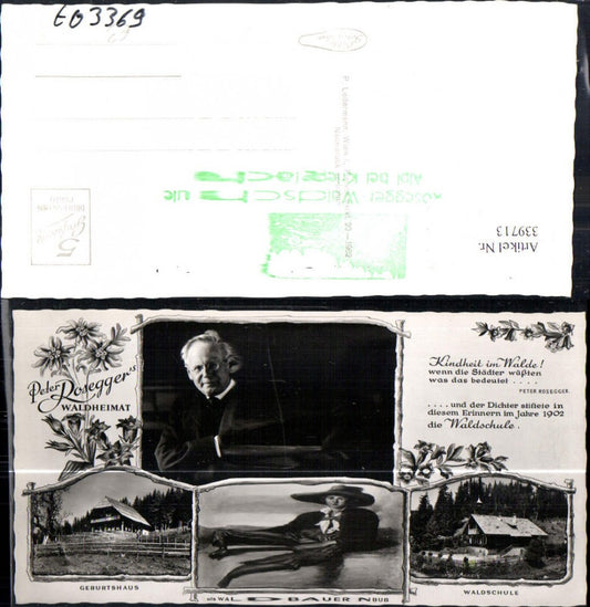 339713,Peter Rosegger Waldheimat Geburtshaus Waldschule Kunst Wissenschaft