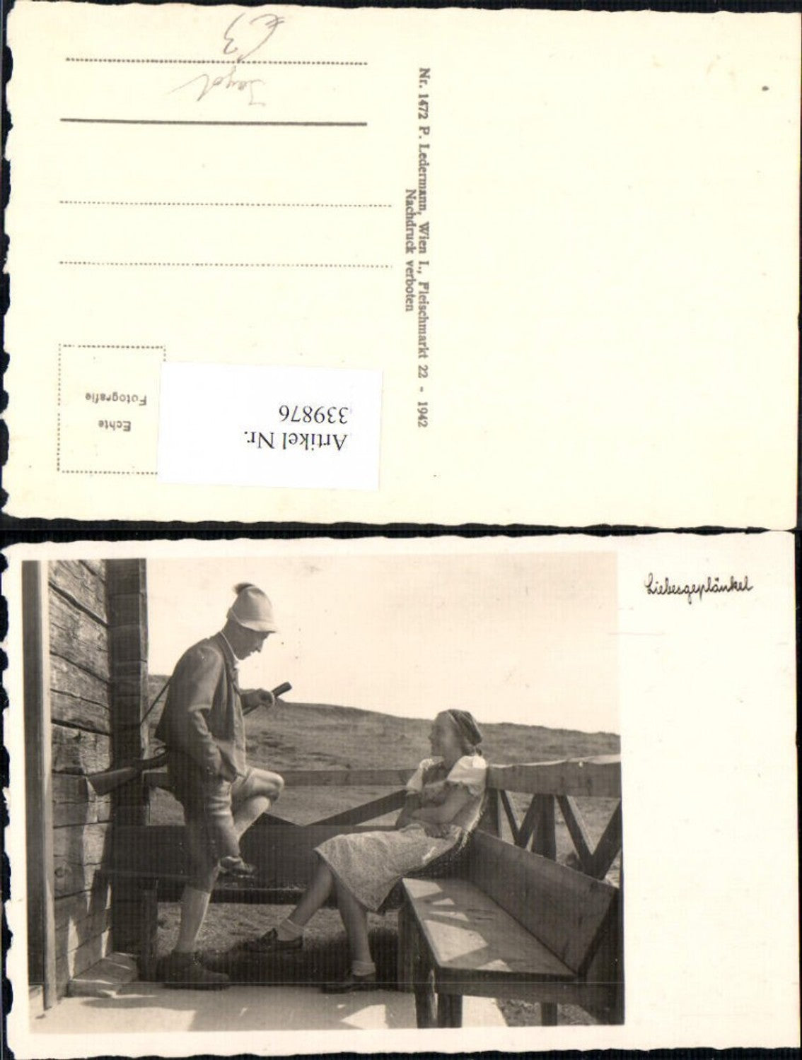 Alte Ansichtskarte – Old Postcard
