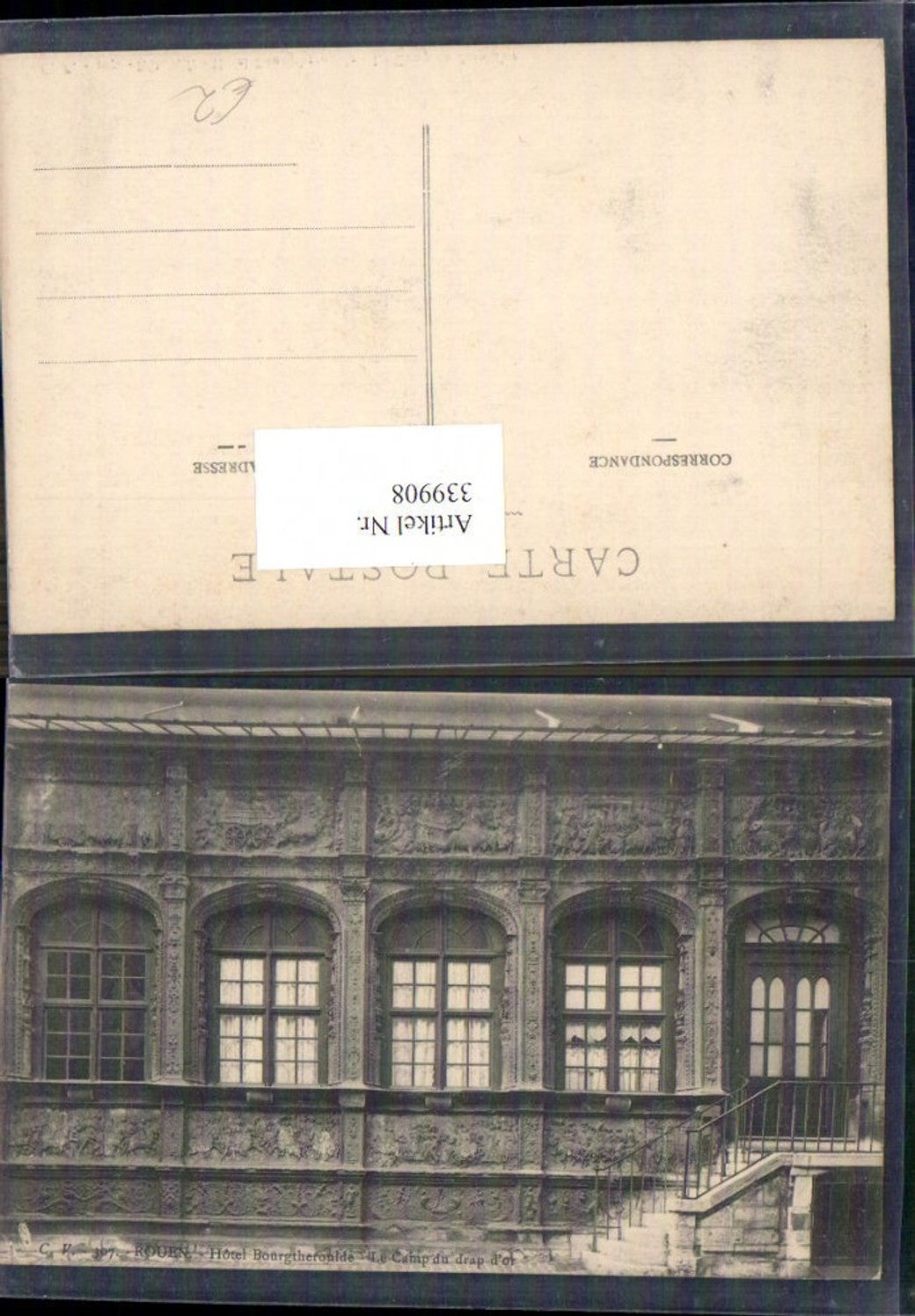 339908,Haute-Normandie Seine-Maritime Rouen Hotel Bourgtheroulde Le Camp du drap d or