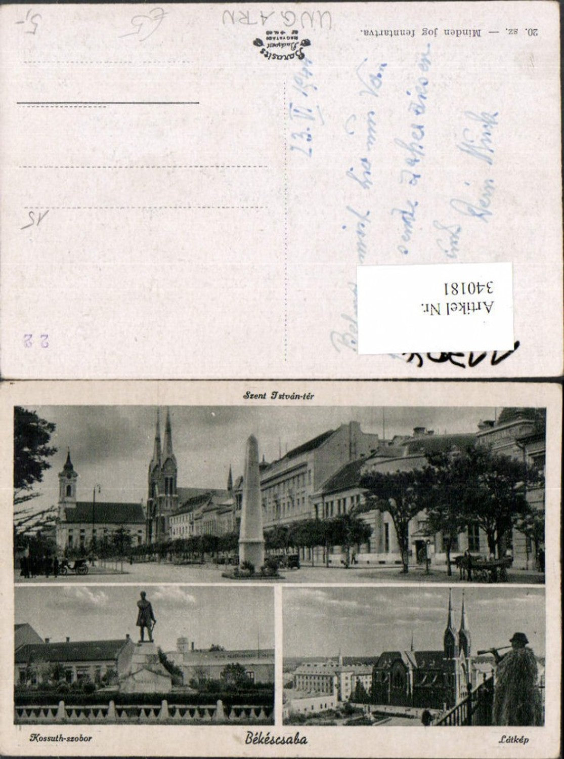 Alte Ansichtskarte – Old Postcard