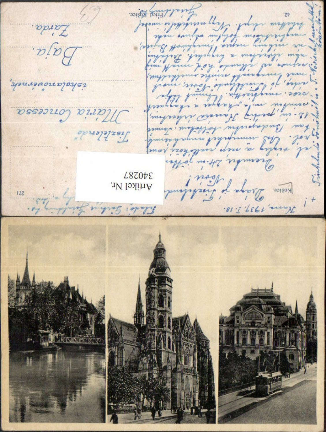 Alte Ansichtskarte – Old Postcard