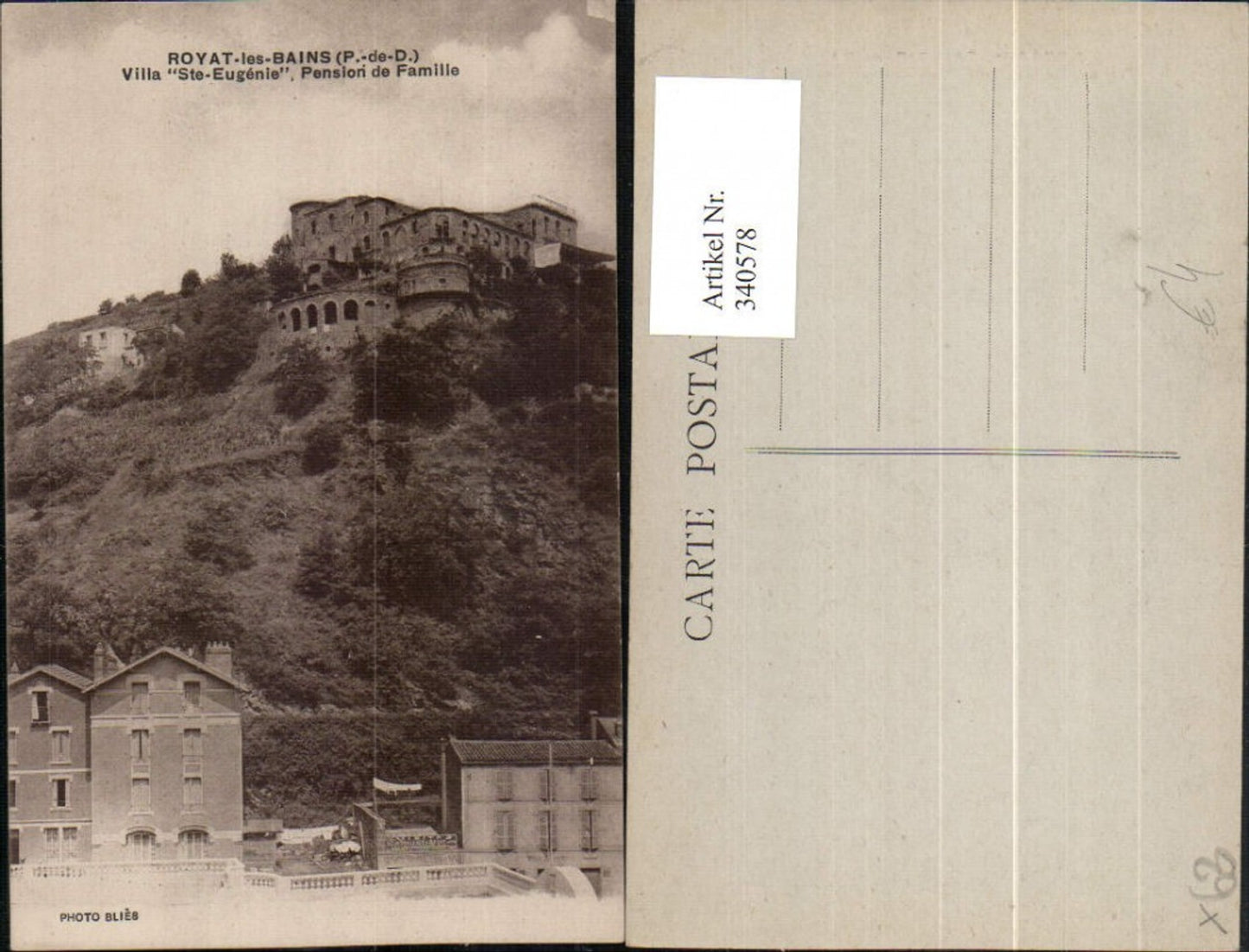 340578,Auvergne Puy de Dome Royat-les-Bains Villa Ste-Eugenie Pension de Famille