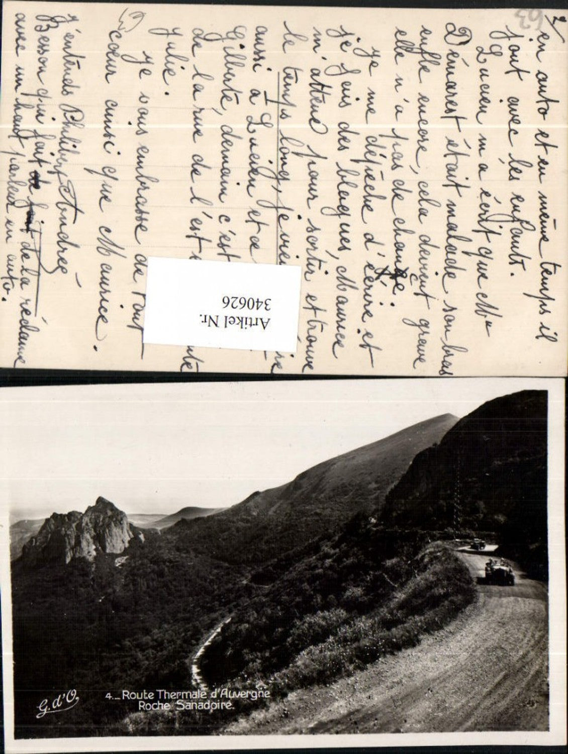 340626,Auvergne Puy-de-Dome Route Thermale d'Auvergne Roche Sanadoire Straße