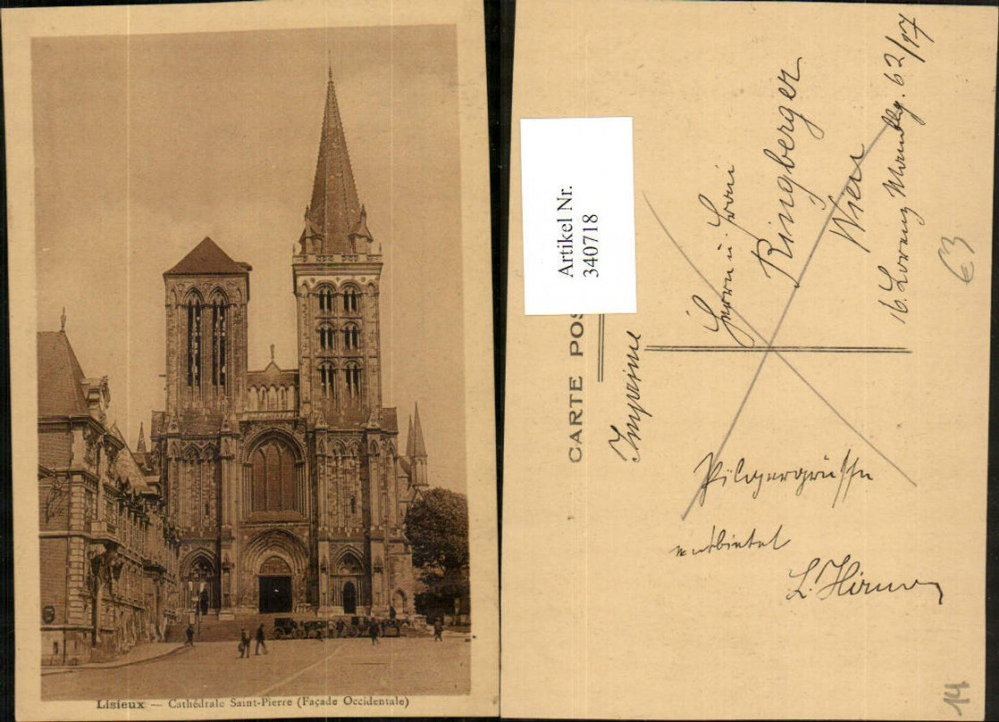 340718,Basse-Normandie Calvados Lisieux Cathedrale Saint-Pierre Kirche