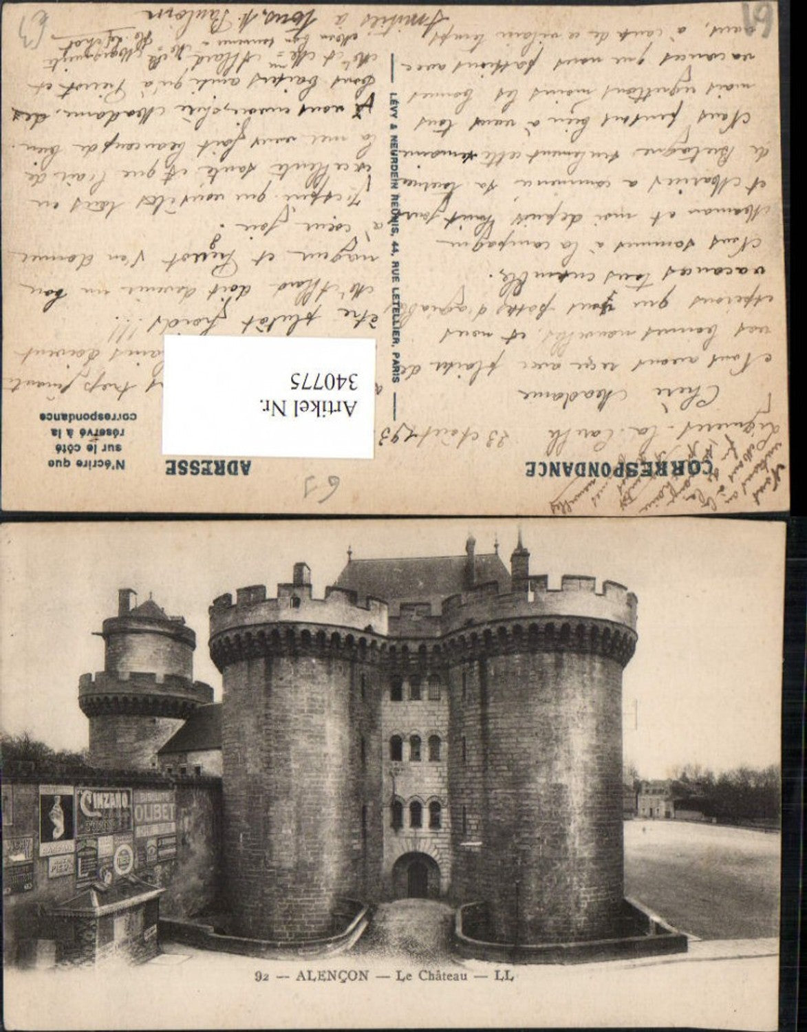 340775,Basse-Normandie Orne Alencon Le Chateau Schloss