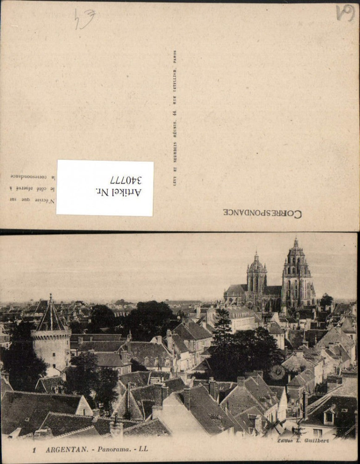 340777,Basse-Normandie Orne Argentan Panorama Totale