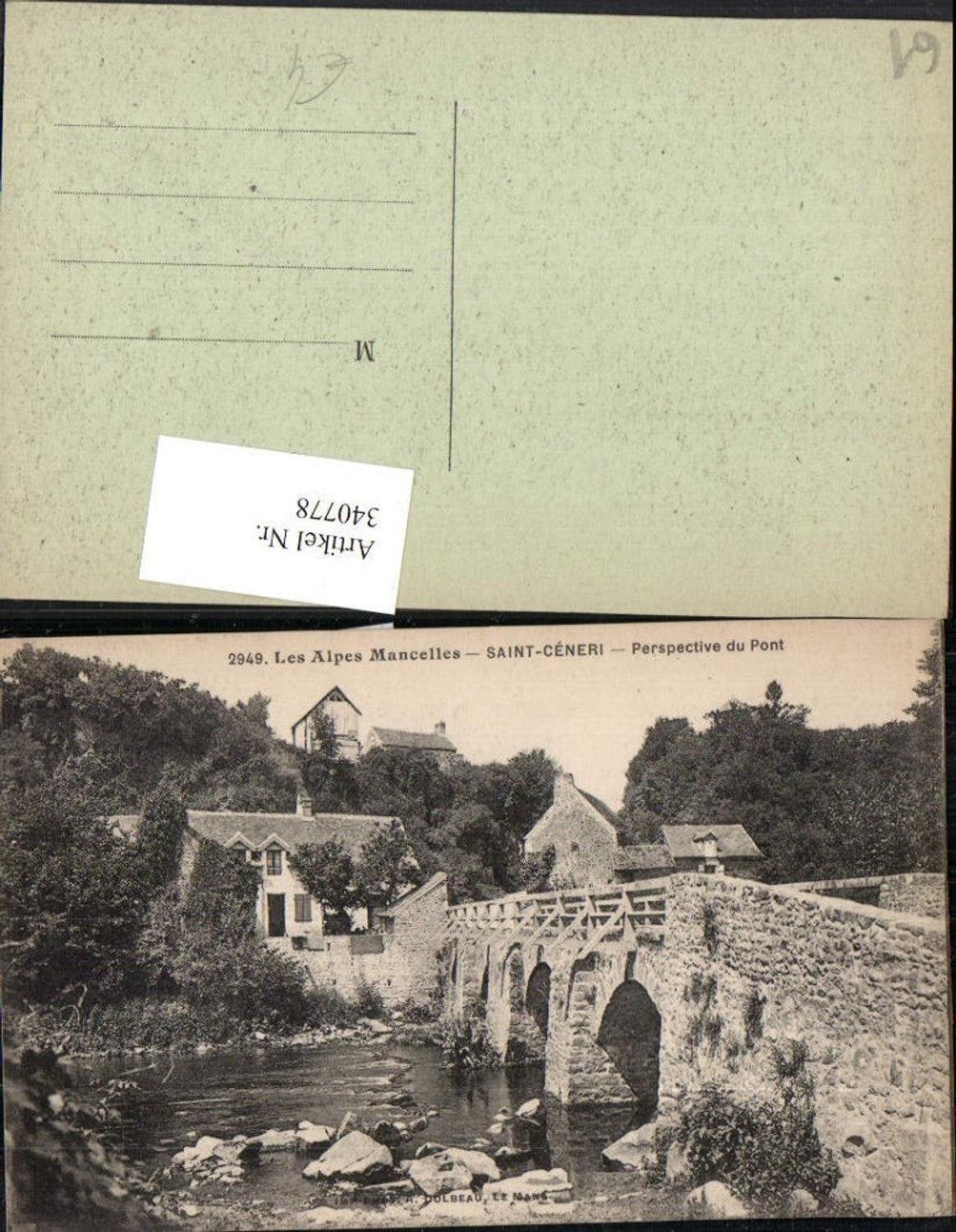 340778,Basse-Normandie Orne Saint-Ceneri Perspecitve du Pont Brücke