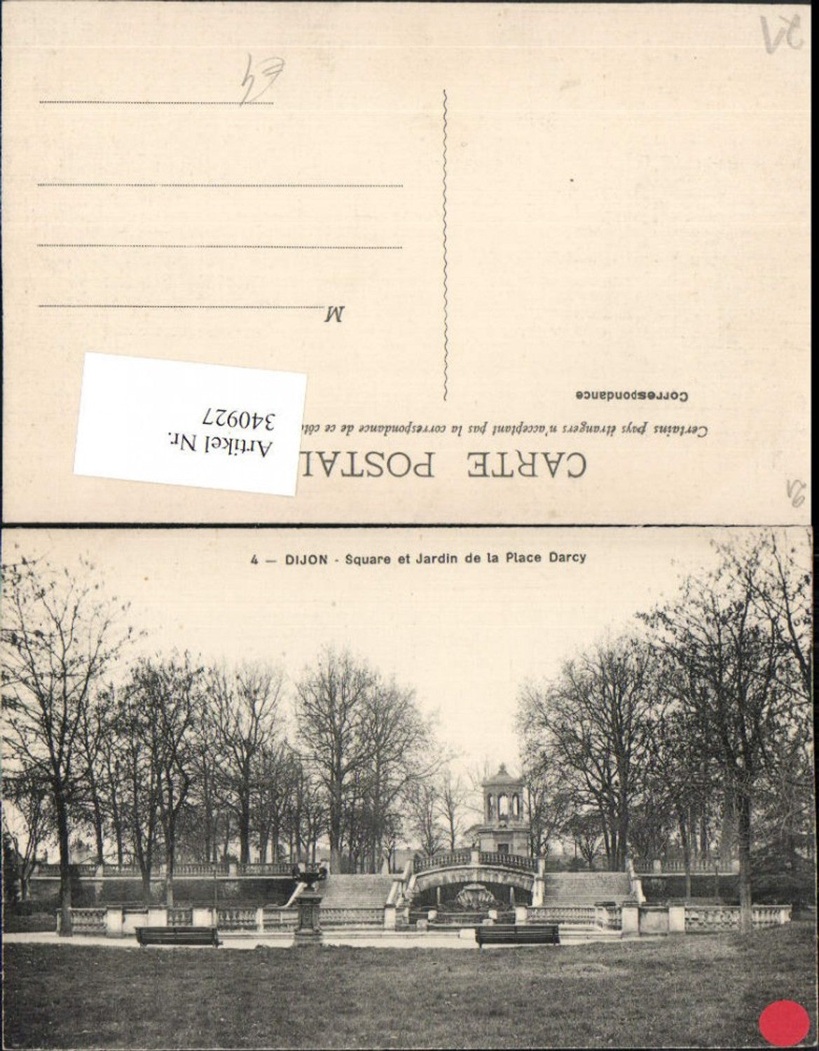 340927,Burgund Cote-Or Dijon Square et Jardin de la Place Darcy Park