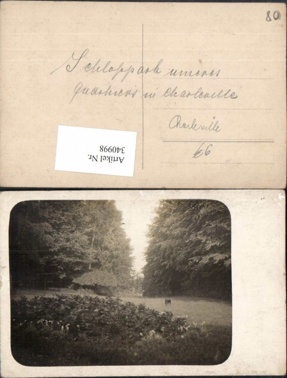 340998,Foto AK Champagne-Ardenne Ardennes Charleville Schlosspark