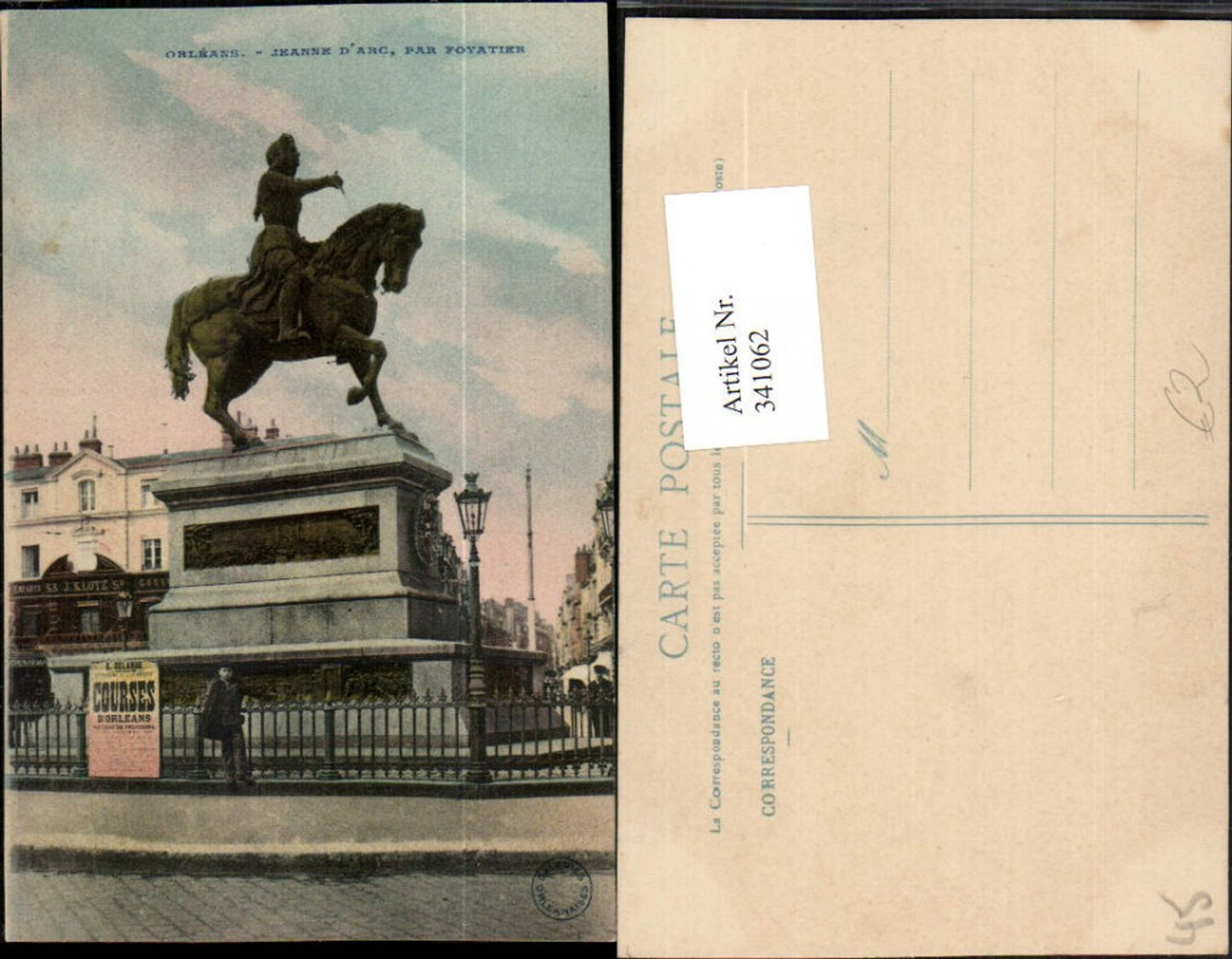 341062,Centre Loiret Orleans Jeanne d'Arc Denkmal