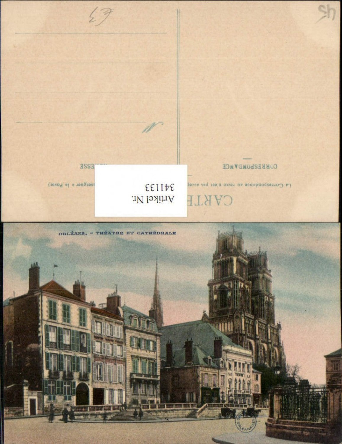 341133,Centre Loiret Orleans Theatre et Cathedrale Kirche
