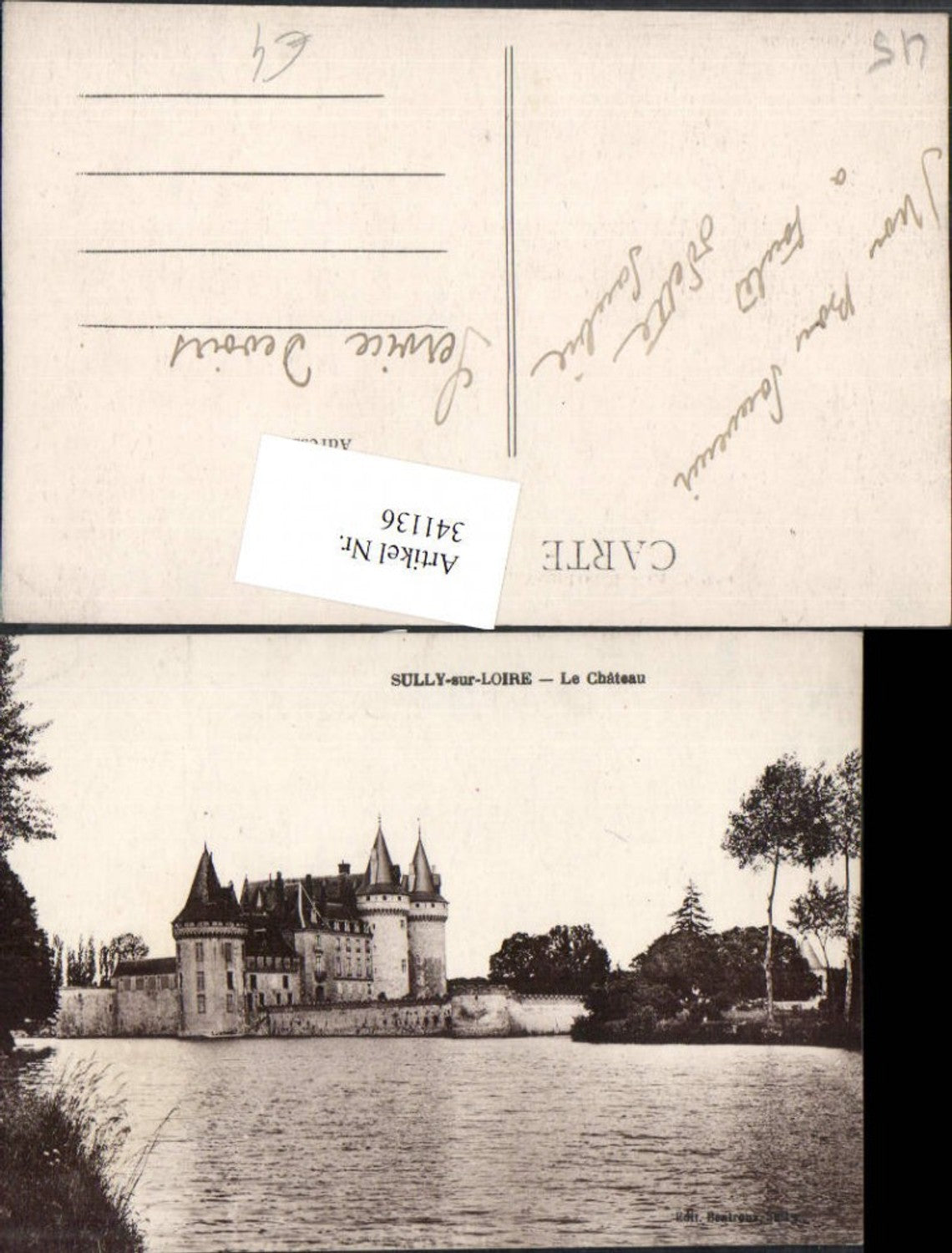 341136,Centre Loiret Sully-sur-Loire Le Chateau Schloss